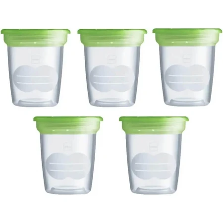 Mam 5 containers for milk and food