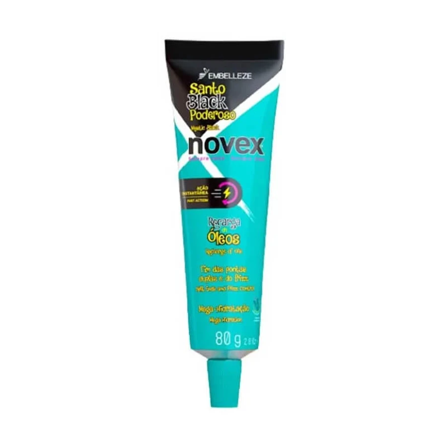 Novex Mystic Black Recharge - Masque capillaire ultra-hydratant, 80 g