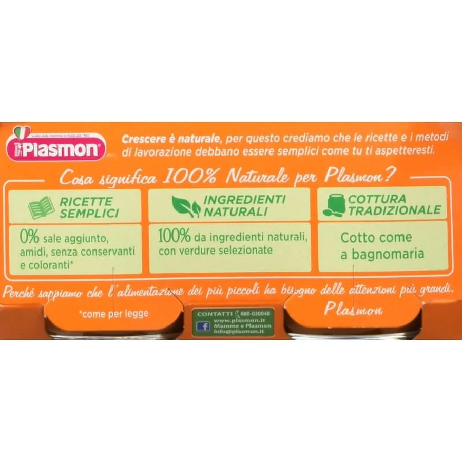 Plasmon gehomogeniseerde wortelpuree 2x80 g