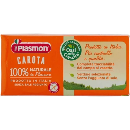 Plasmon gehomogeniseerde wortelpuree 2x80 g