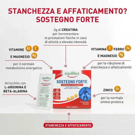 Equilibra Strong Support, 22 sachets — un complément alimentaire pour retrouver vitalité et énergie