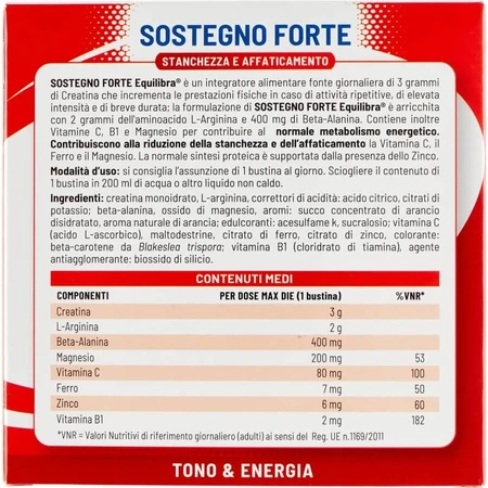 Equilibra Strong Support, 22 sachets — un complément alimentaire pour retrouver vitalité et énergie
