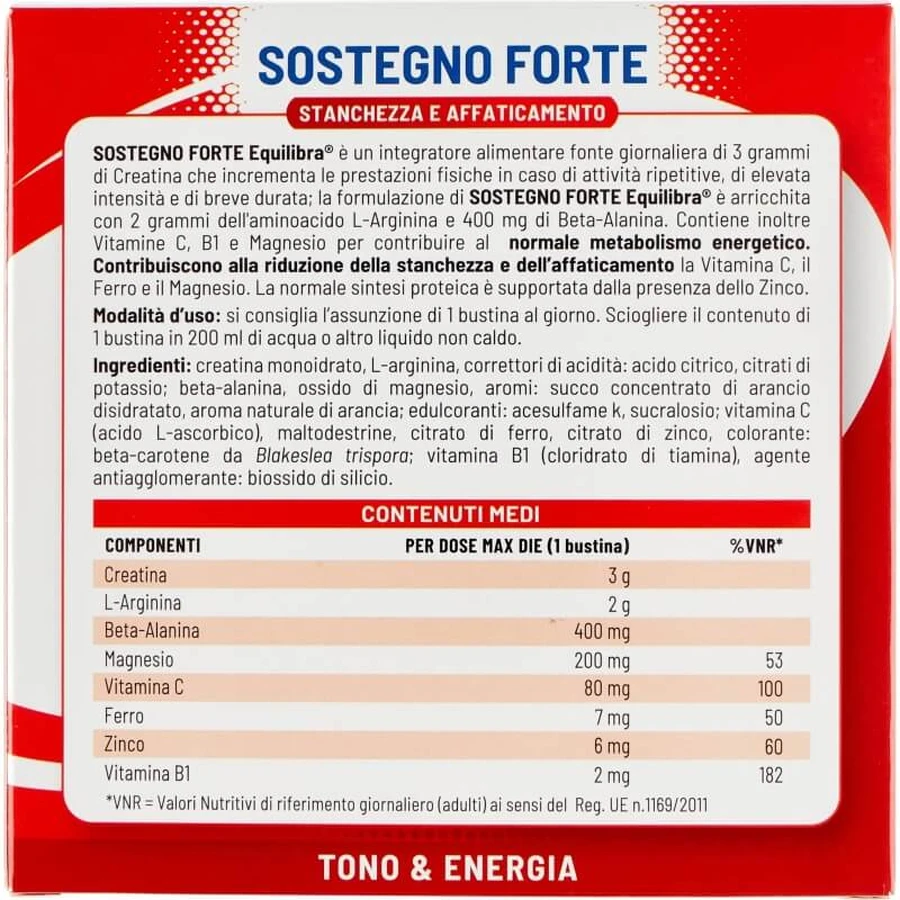 Equilibra Strong Support, 22 sachets — un complément alimentaire pour retrouver vitalité et énergie
