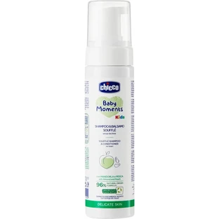 Chicco Baby Moments - Champú y acondicionador tipo soufflé, 150 ml