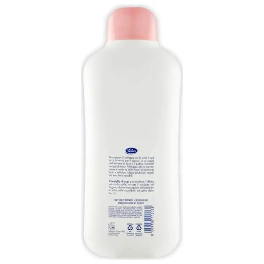 Venus Pink & Aloe - Crema suavizante para el baño y la ducha, 650 ml