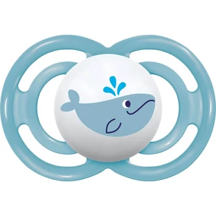 Mam Perfect 16m+ - Light Blue Silicone Pacifier