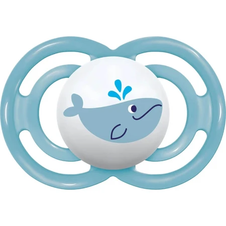 Mam Perfect 16m+ - Light Blue Silicone Pacifier