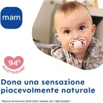 Mam Perfect 16m+ - Light Blue Silicone Pacifier