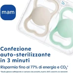 Mam Perfect 16m+ - Light Blue Silicone Pacifier