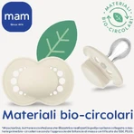 Mam Perfect 16m+ - Light Blue Silicone Pacifier