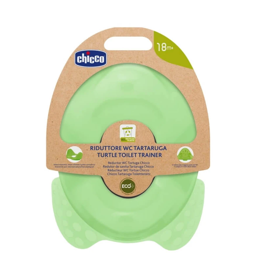 Chicco Turtle – Ergonomischer und nachhaltiger Toilettensitz-Einsatz, rot