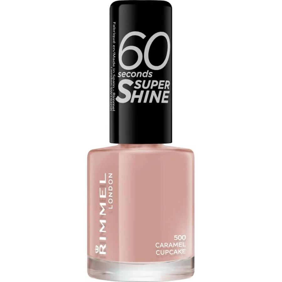 Rimmel 60 Seconds Super Shine - Sneldrogende nagellak nr. 500 Caramel Cupcake