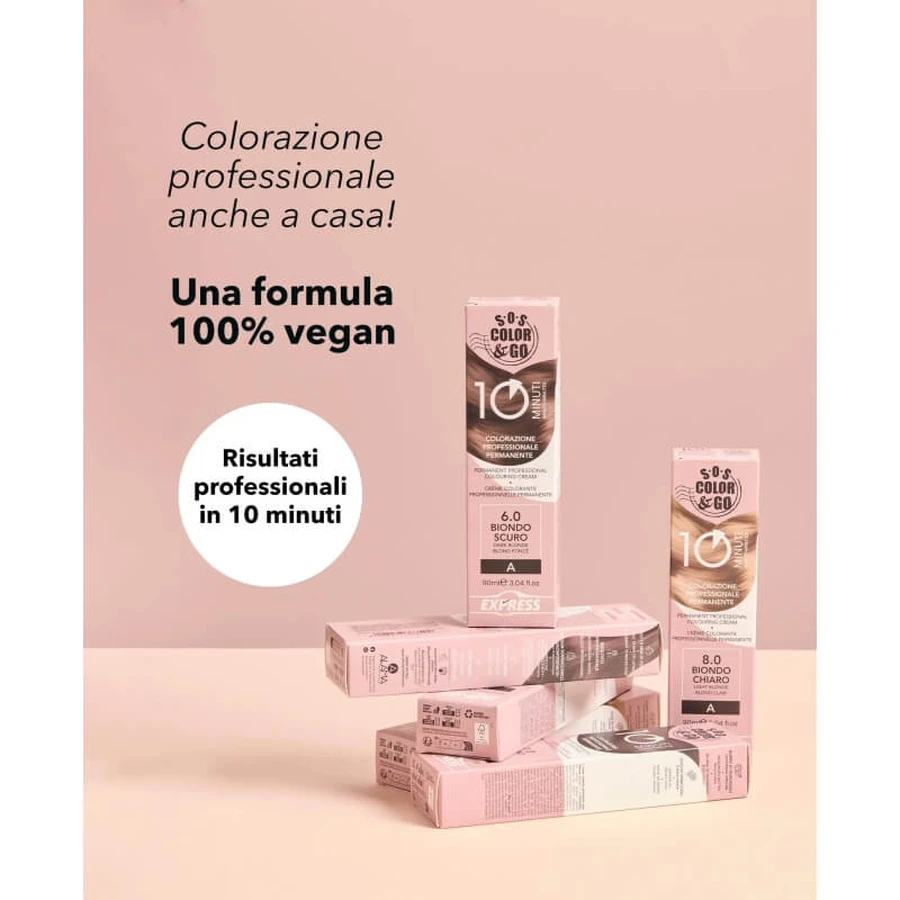 Alama Sos color&amp;go - Permanent Hair Color No. 6.6 Dark Red Blonde