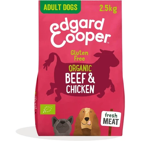 Edgard & Cooper Adult Fresh Beef and Chicken - Complete Food for Adult Dogs, 2.5 kg