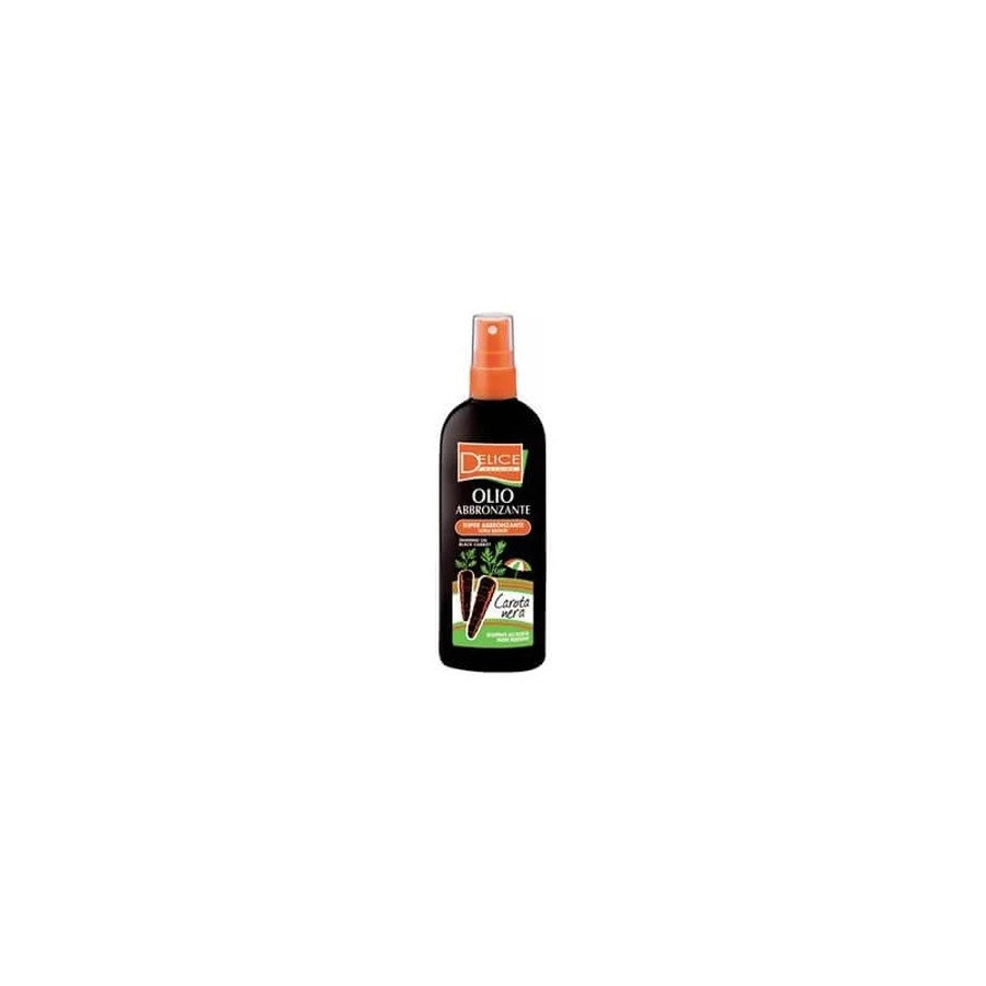 Aceite bronceador Delice - Spray de zanahoria negra, 150 ml