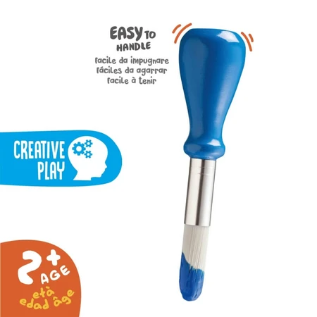 Carioca Baby: cepillo de nailon con cerdas suaves y un mango sencillo