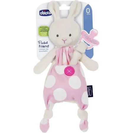 Chicco Pocket Friend Girl - Fopspeenhouder 0m+