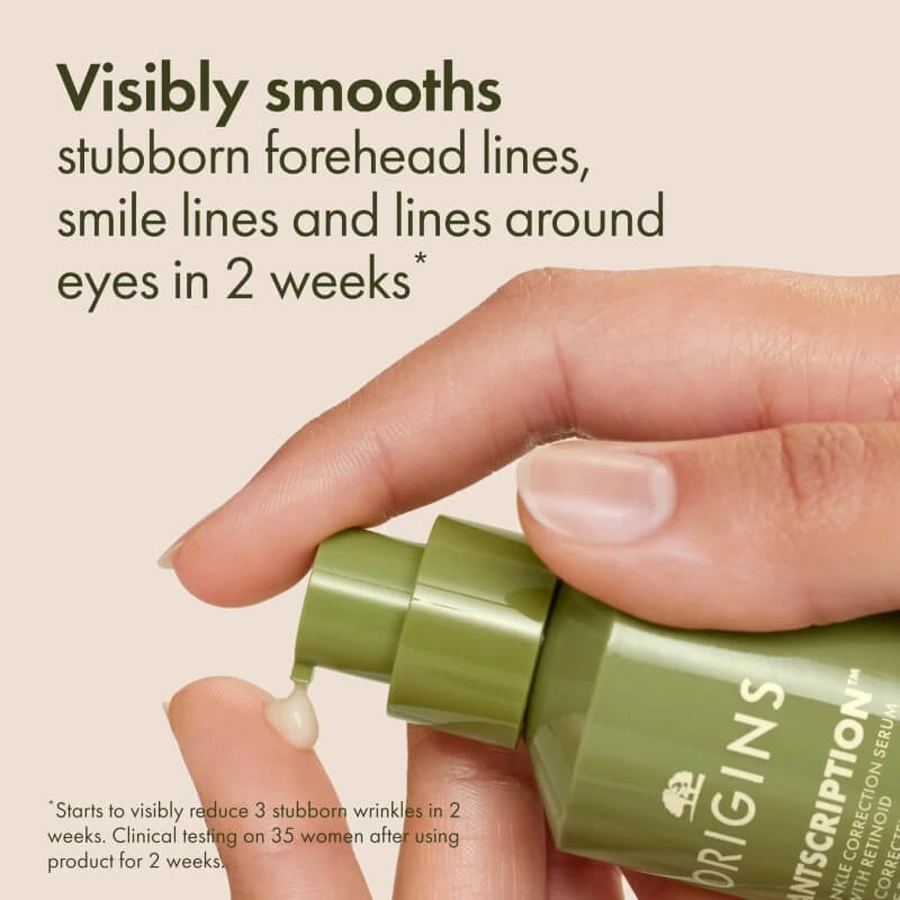 Origins Plantscription Sérum actif anti-rides - Sérum visage anti-âge, 30 ml