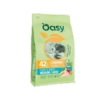 Oasy Fórmula Original para cachorros y perros jóvenes (tamaño mediano-grande) con pollo - Pienso completo para perros, 10 kg