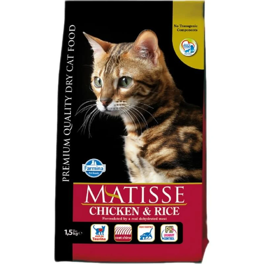 Farmina Matisse Poulet & Riz - Aliment complet pour chat, 1,5 kg