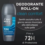 Dove Man+care Advanced - Clean Comfort 72-Hour Protection - Roll-On Deodorant 50 ml