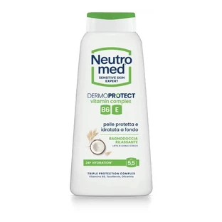 Neutromed Dermoprotect Complejo vitamínico B6 y E - Gel de ducha relajante, 600 ml