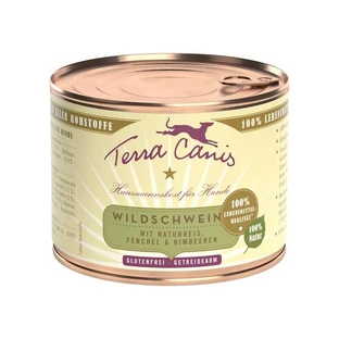 Terra Canis Classic Wild Boar - Complete Food for Adult Dogs of Normal Weight, 200 g