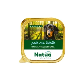 Natua The Nature Country Kalfsvleespaté - Volledig voer voor volwassen honden, 100 g