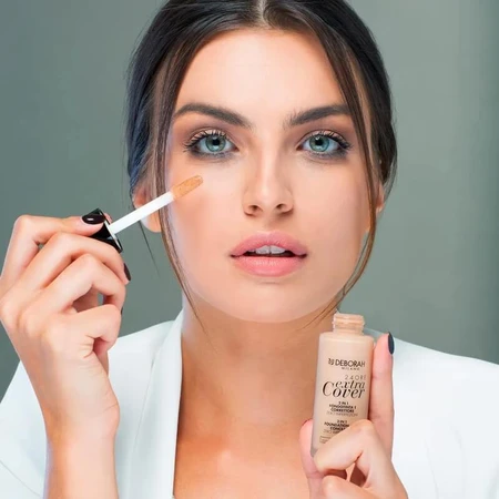 Deborah 24-Hour Extra Cover - 2-in-1 foundation en concealer SPF 20 - Nr. 01 Fair