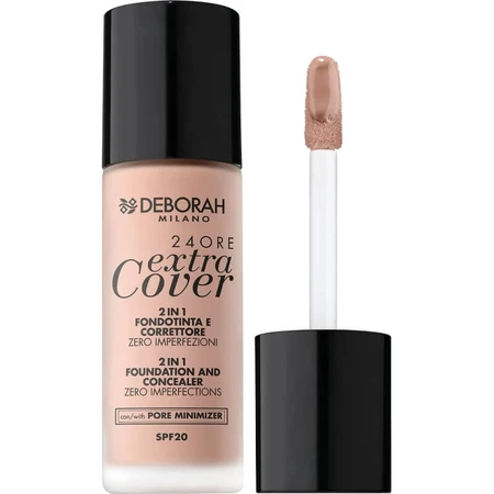 Deborah 24-Hour Extra Cover - 2-in-1 foundation en concealer SPF 20 - Nr. 01 Fair