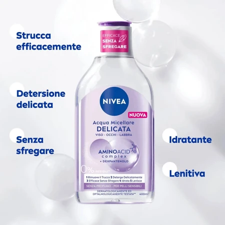 Nivea Extra-Gentle Micellar Water for Sensitive Skin, 400 ml