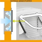 Ferplast Swing 15 Brown – drzwi dla psów średnich i dużych z 4-kierunkowym mechanizmem blokującym, 41,2 x 9,6 x wys. 48,2 cm: ceny i cechy