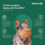 Baskerville Classic - Beige Basket Muzzle for Dogs, Size 7