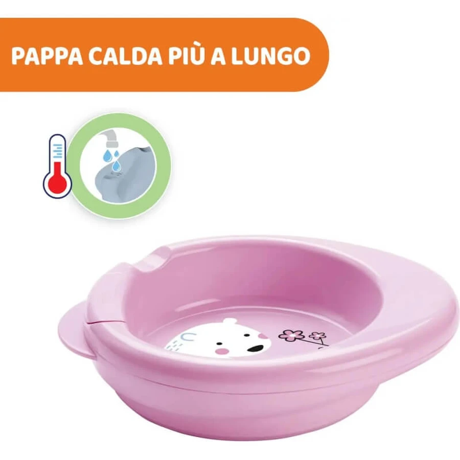 Chicco Baby-Essschale in Rosa, ab 6 Monaten
