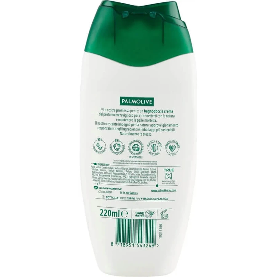 Palmolive Naturals - Green Olive Cream Shower Gel and Moisturizing Milk, 220 ml
