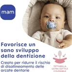 Mam Perfect Start 0-2 meses - Chupete de silicona azul claro