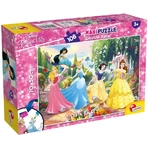 Rompecabezas para colorear a doble cara «Lisciani Disney Princess Super Maxi», de 108 piezas