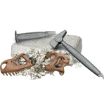 Clementoni Archeogiocando 19324 - Giant T-Rex Skull and 2-in-1 Skeleton - Science Toy