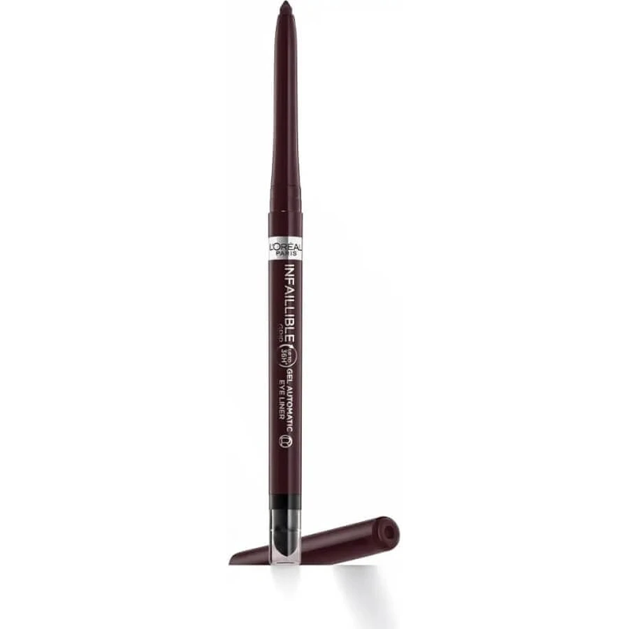 L'Oréal Paris Infaillible 36h Grip Liner - Eyeliner gel automatique, n° 04 Brown Denim