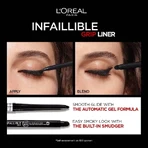 L'Oréal Paris Infaillible 36h Grip Liner - Eyeliner gel automatique, n° 04 Brown Denim