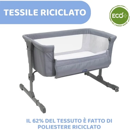 Chicco next2me essential - co-sleeping crib - stone re_lux