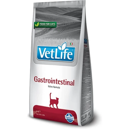 Farmina Vet Life Gastrointestinal – Alleinfuttermittel für Katzen mit Darmbeschwerden, 2 kg