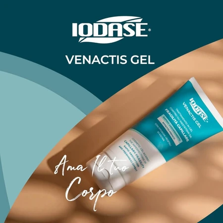 Iodase Venactis Gel - Behandeling tegen kwetsbare haarvaatjes en voor een betere microcirculatie, 200 ml