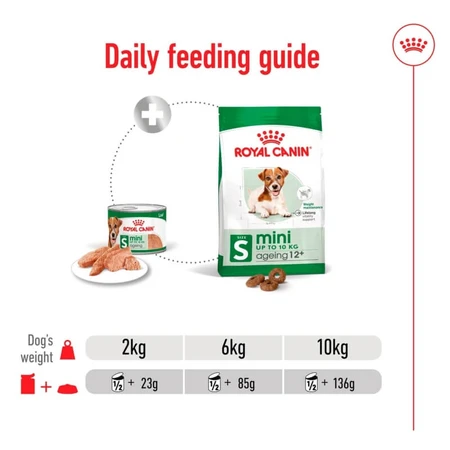 Royal Canin Mini Aging en pâté - Aliment complet pour chiens de petite race d'âge mûr et seniors, 195 g
