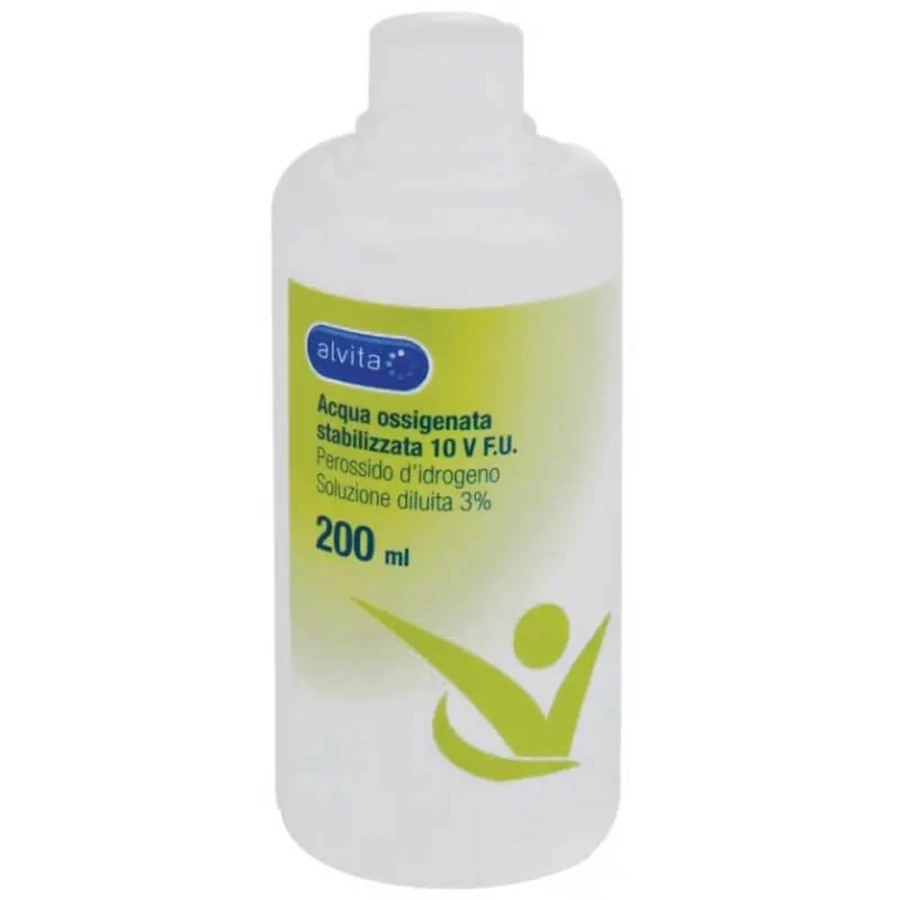 Alvita 10 vol Wasserstoffperoxid – Stabilisiertes Wasserstoffperoxid 200 ml