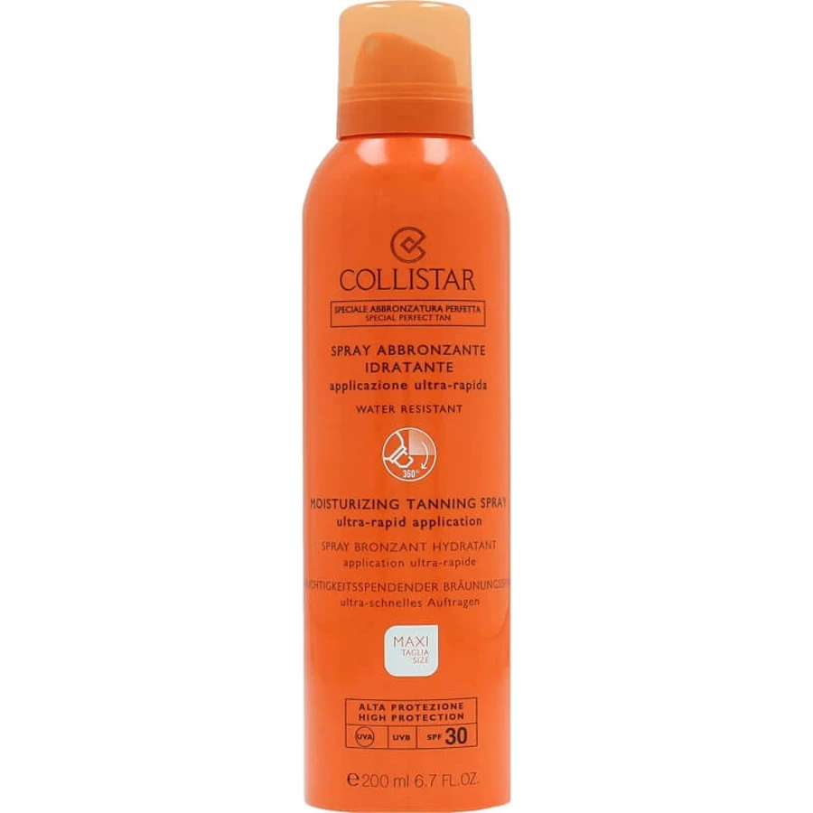 Collistar Sonnenschutz SPF 30 Feuchtigkeitsspendendes Spray für perfekte Bräune, hoher Schutz, 200 ml