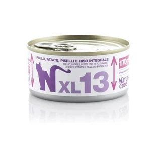 Natural Code XL 13 Huhn, Kartoffeln, Erbsen und Reis – Alleinfuttermittel für ausgewachsene Katzen, 170 g