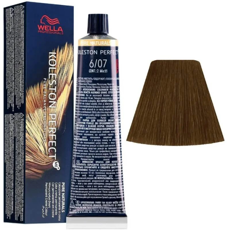 Wella Koleston perfect me+ - tintura per capelli n.6/07 biondo scuro naturale sabbia