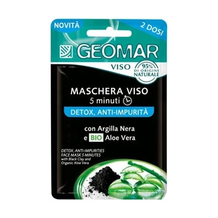 Geomar Detox Anti-Impurity - Mascarilla facial (2 aplicaciones)