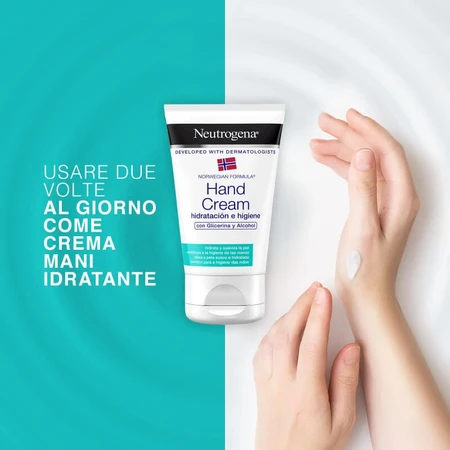 Neutrogena Feuchtigkeitsspendende und desinfizierende Handcreme, 50 ml